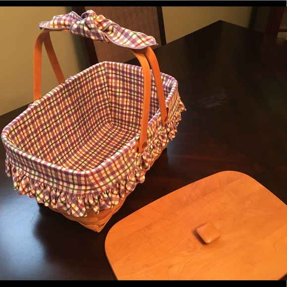 Longaberger Accents Longaberger Medium Market Basket Blueberry